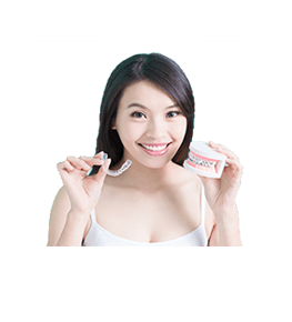 Straight and confident smile